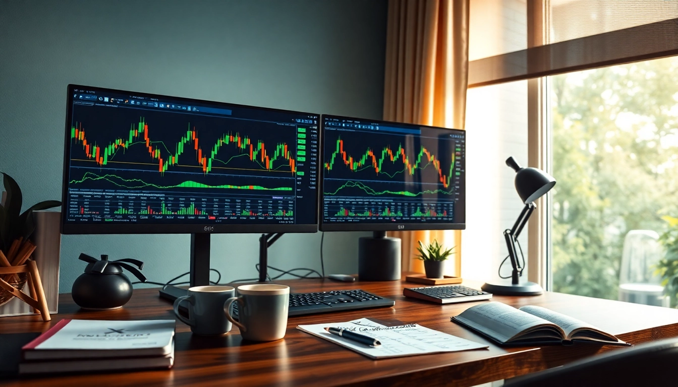 Explore advanced trading tools for optimal trading performance on a sleek trading desk.