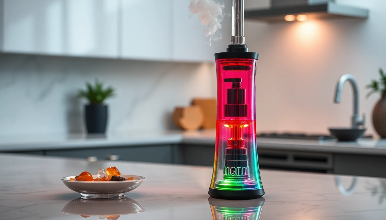 Experience the sophistication of our electric dab rig, designed for optimal vapor delivery and modern aesthetics.